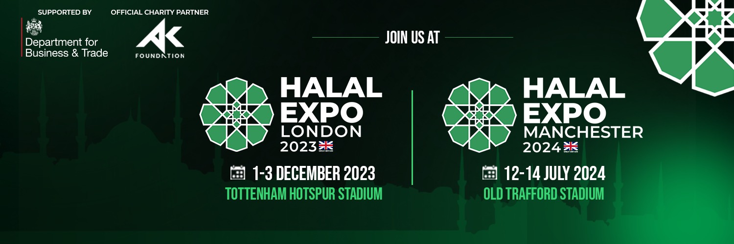 Halal Expo London 2023 banner