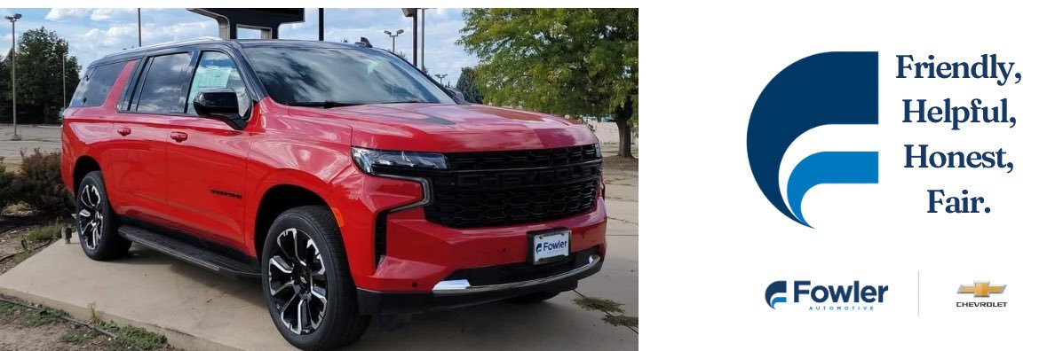 Fowler Chevrolet's banner