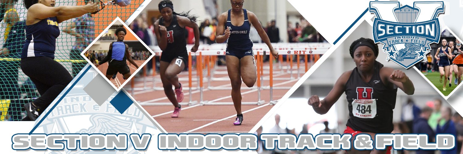 Section V Indoor Track banner