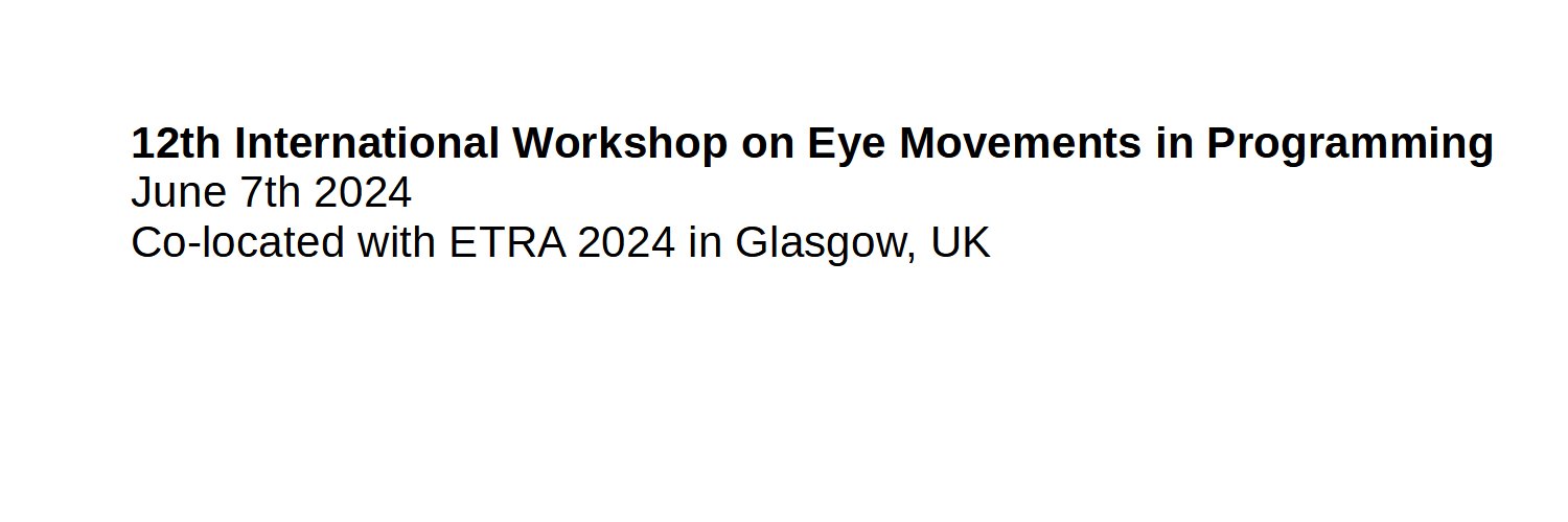 Eye Movements in Programming 👀 banner