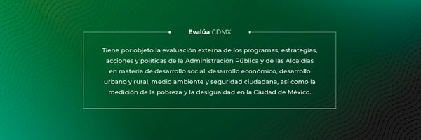 EvaluaCDMX Profile Banner