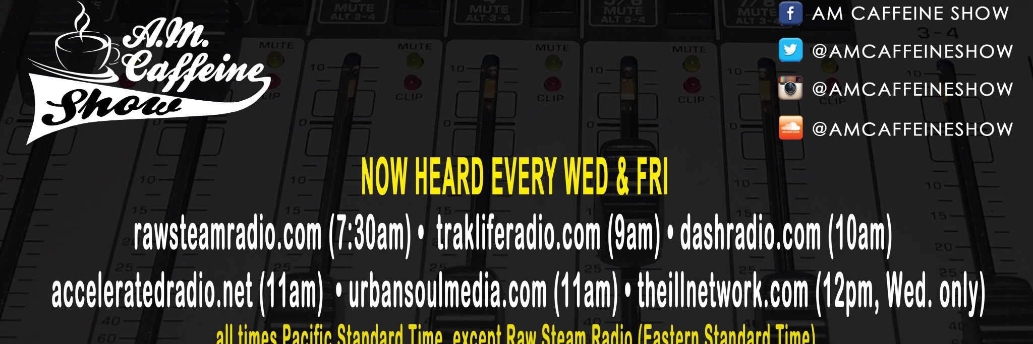 AMcaffeineShow's profile banner image