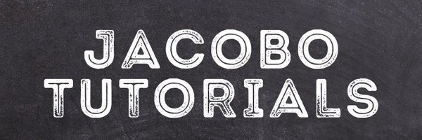 jacobotutorials Profile Banner