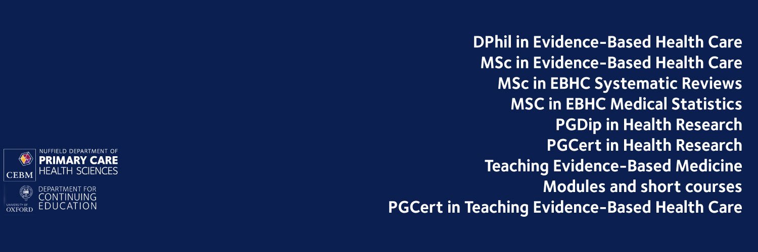 Oxford Postgrad: EBHC banner