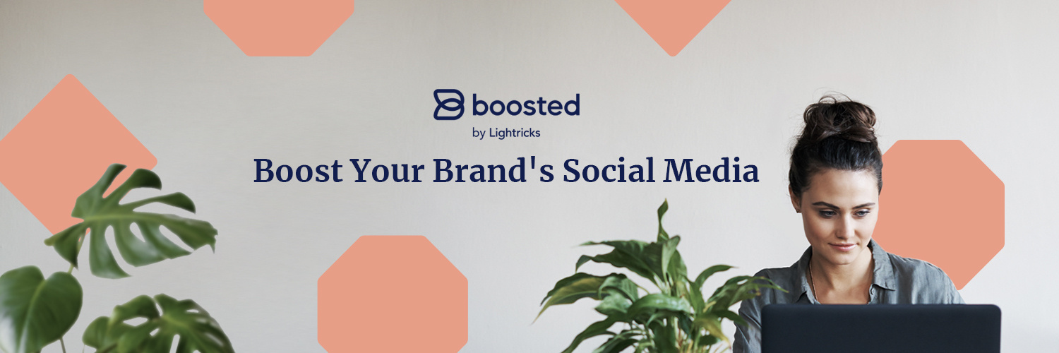 Boosted by Lightricks banner