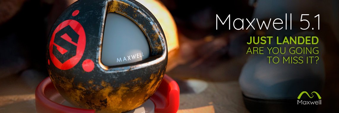 Maxwell Render banner