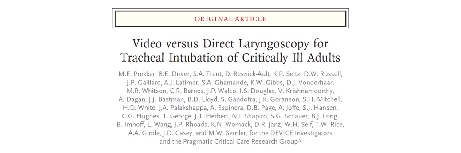 Pragmatic Critical Care Research Group banner