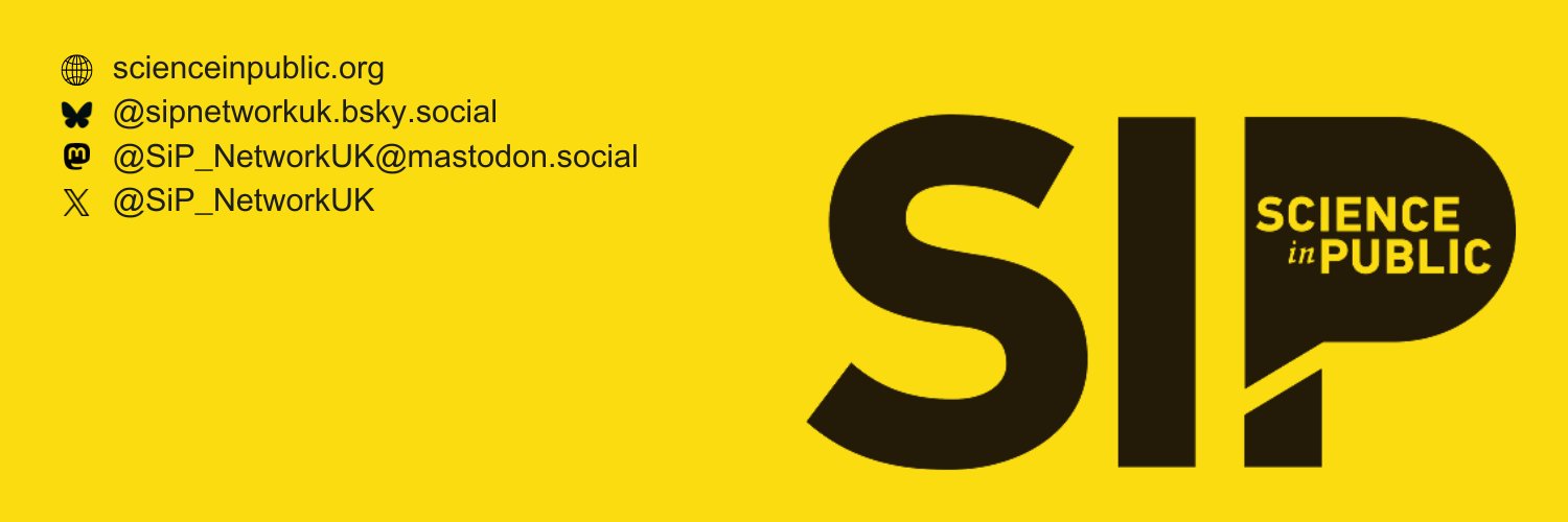 Science in Public Research Network UK banner