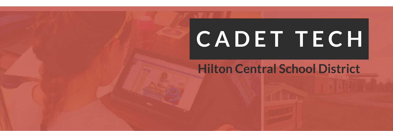 HCSD Cadet Tech banner