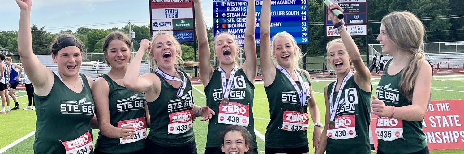 Ste. Gen. Track and Field banner