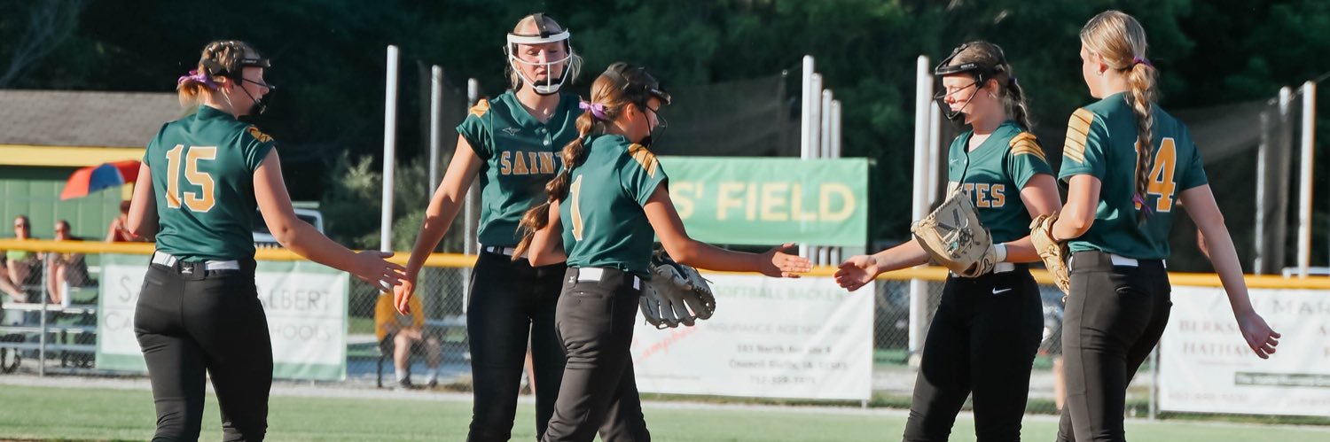 Saint Albert Saintes Softball banner