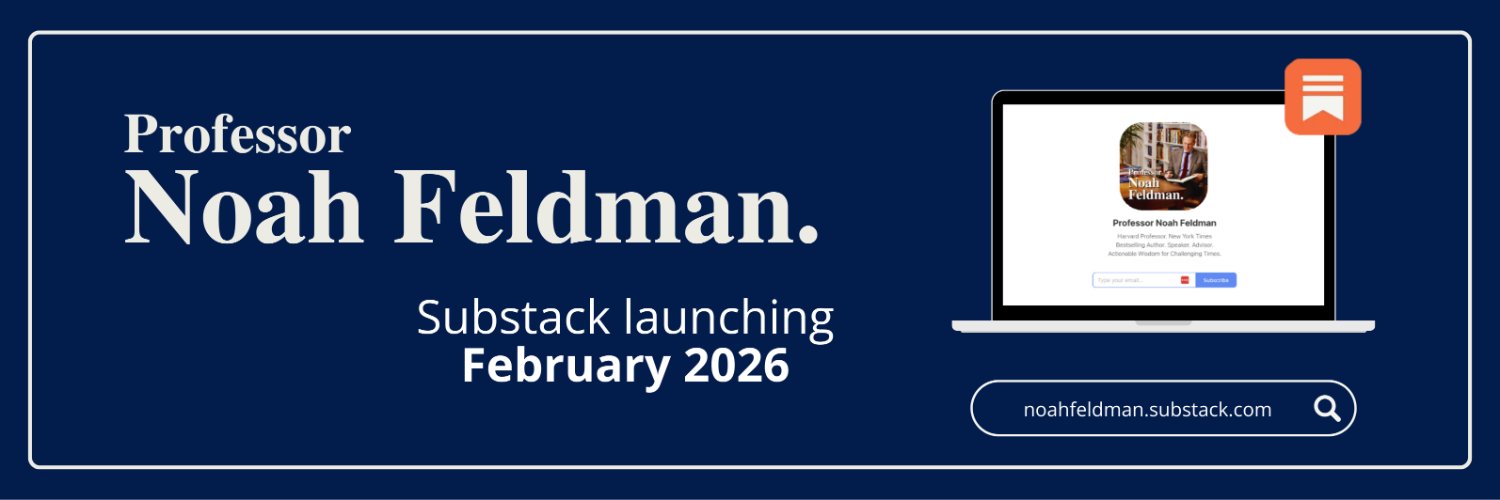 Noah Feldman banner