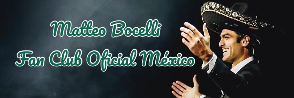 Matteo Bocelli Fan Club Oficial México banner
