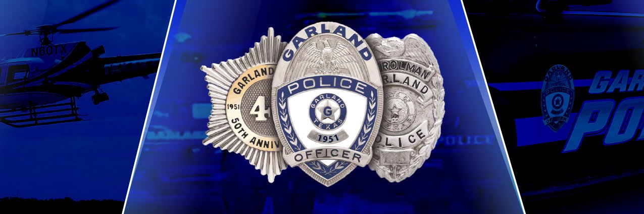 Garland Police PIO banner