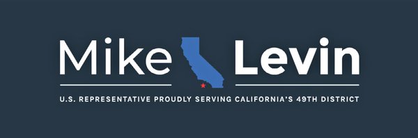 Rep. Mike Levin Profile Banner