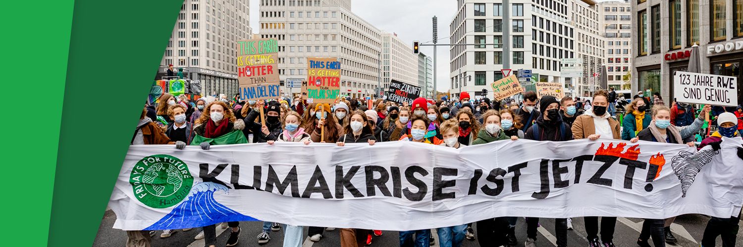 Fridays for Future Germany's banner