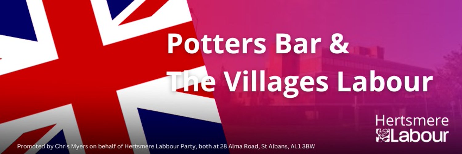 Potters Bar & The Villages 🌹 Profile Banner