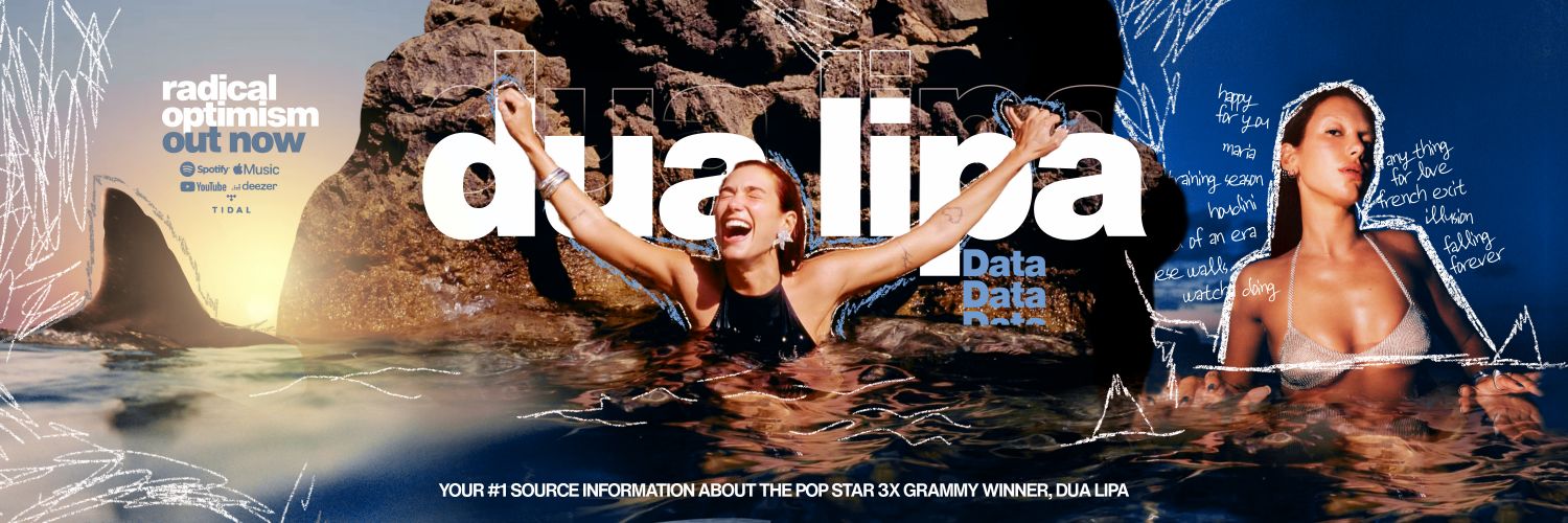Dua Lipa Data's banner