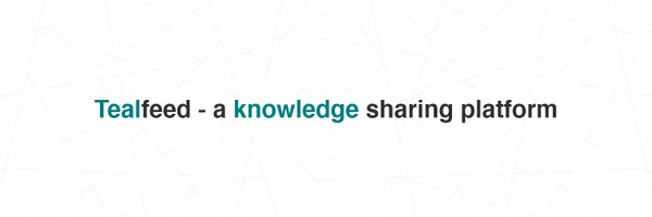 tealfeed Profile Banner