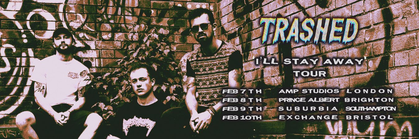 Trashed banner