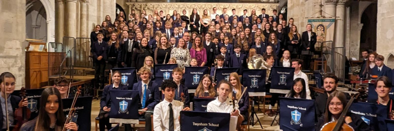 Twynham School Music Department banner