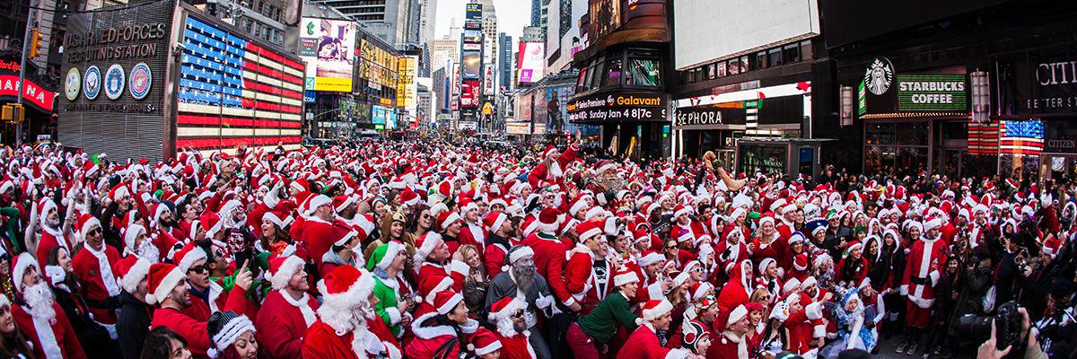 Santacon NYC banner