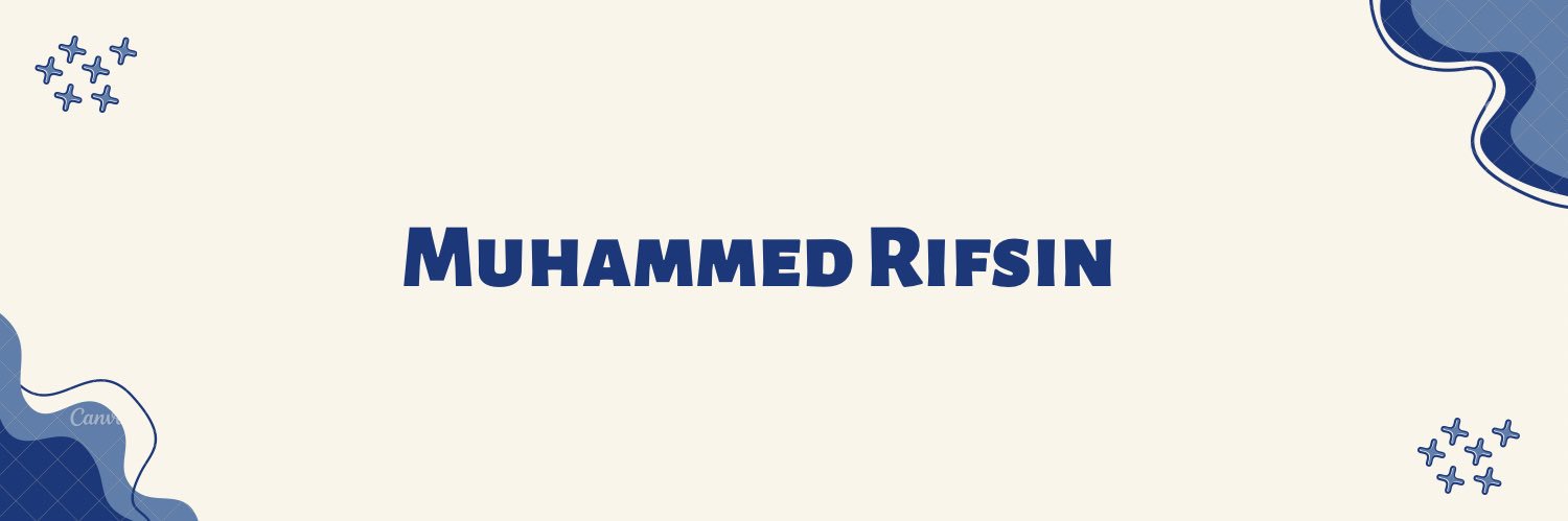 MeRifsin's profile banner image