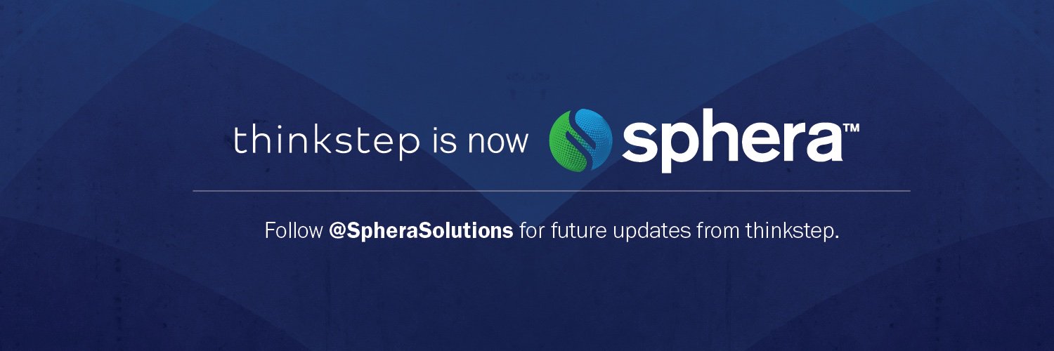 thinkstep, a Sphera company banner