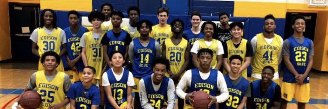 Edison Basketball banner