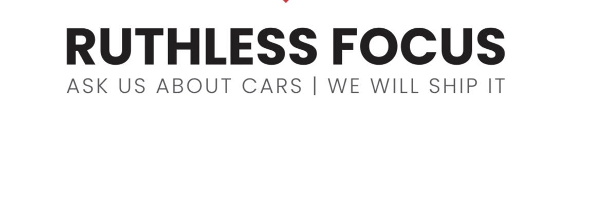 Ruthless Focus. banner