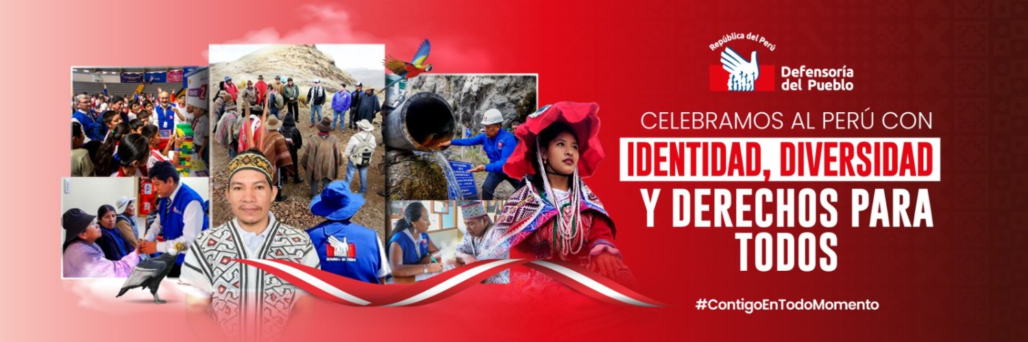 Defensoría del Pueblo's banner