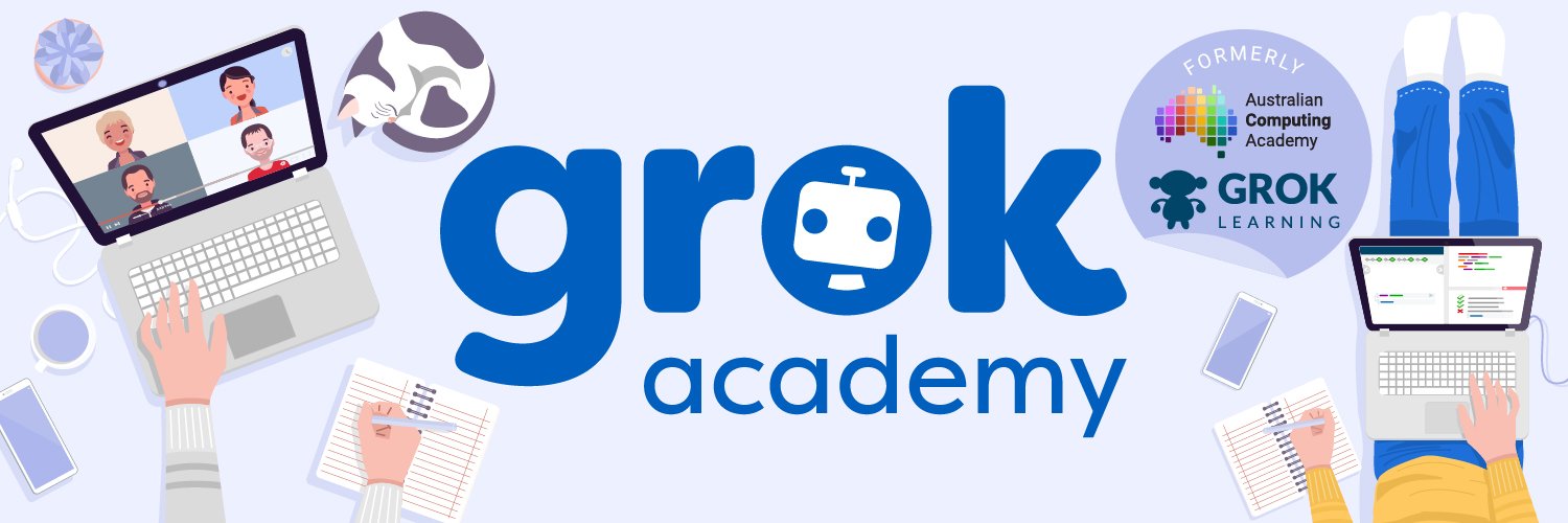Grok Academy banner