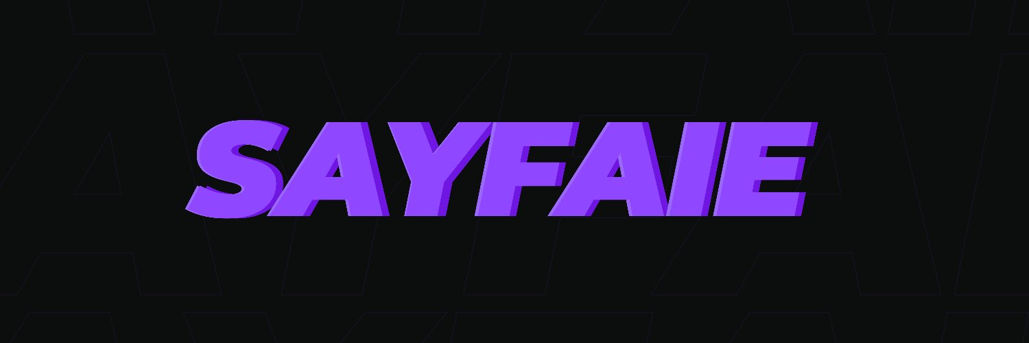 SAYFAIE banner
