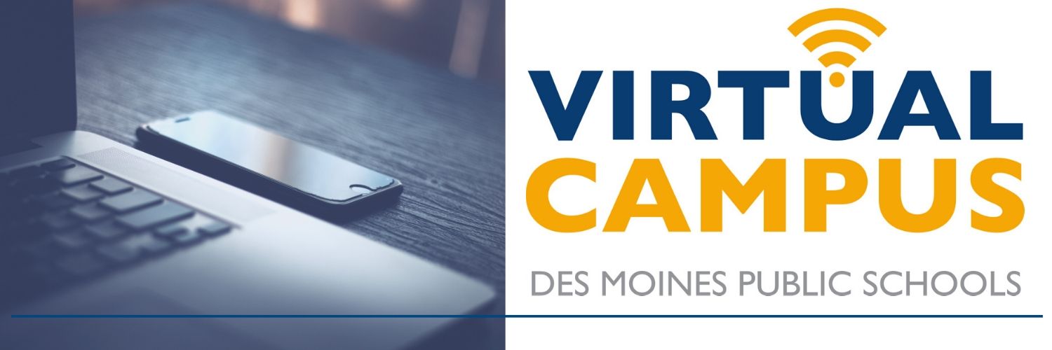 DMPS Virtual Campus banner