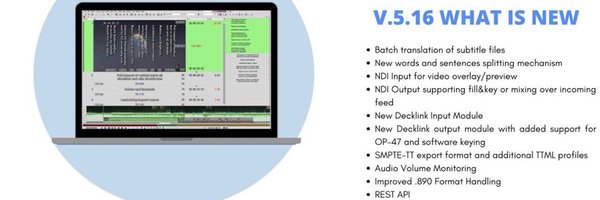 SubtitleNEXT Profile Banner