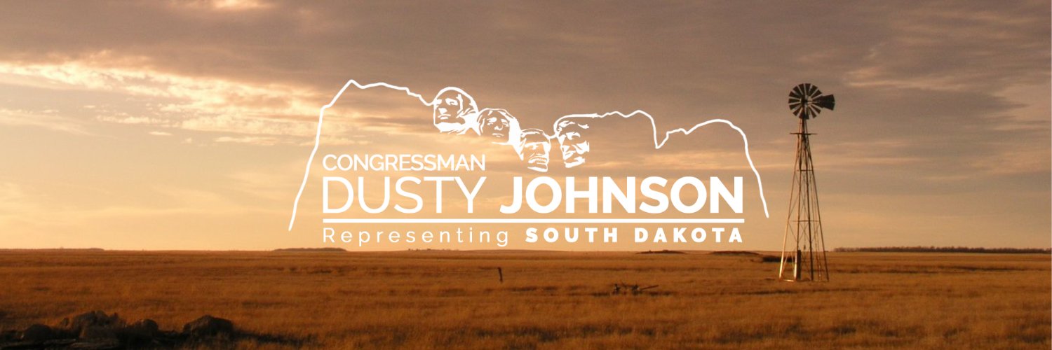Rep. Dusty Johnson's banner