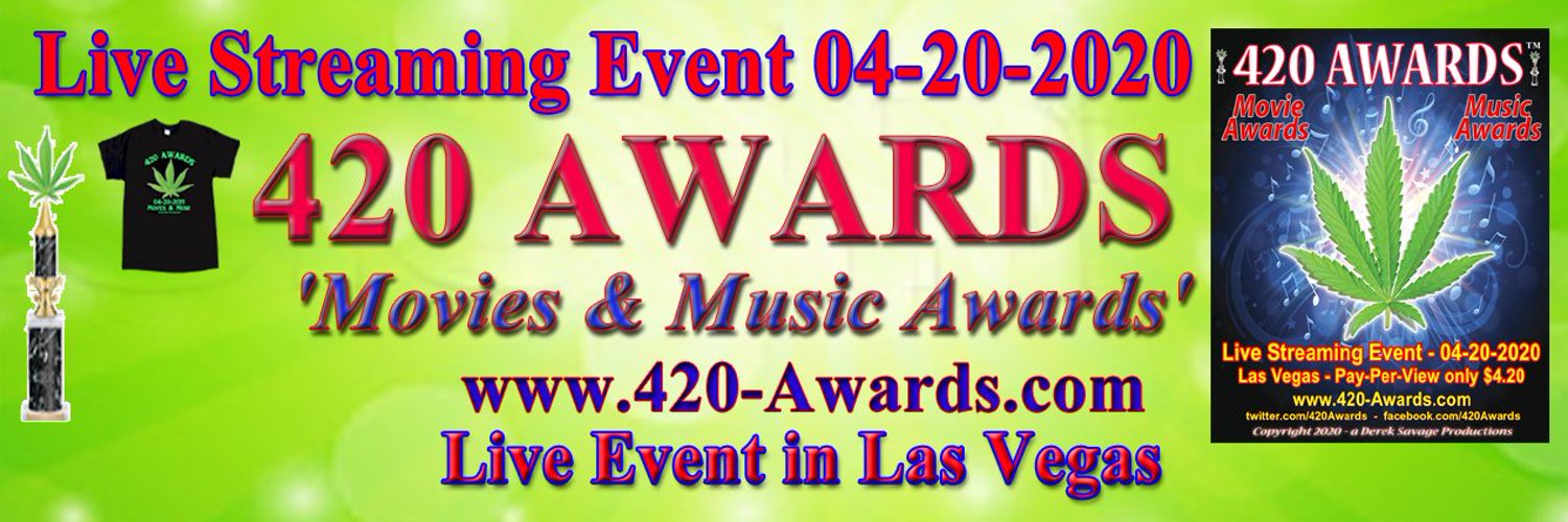 420 AWARDS™, Movie & Music Awards Show Profile Banner