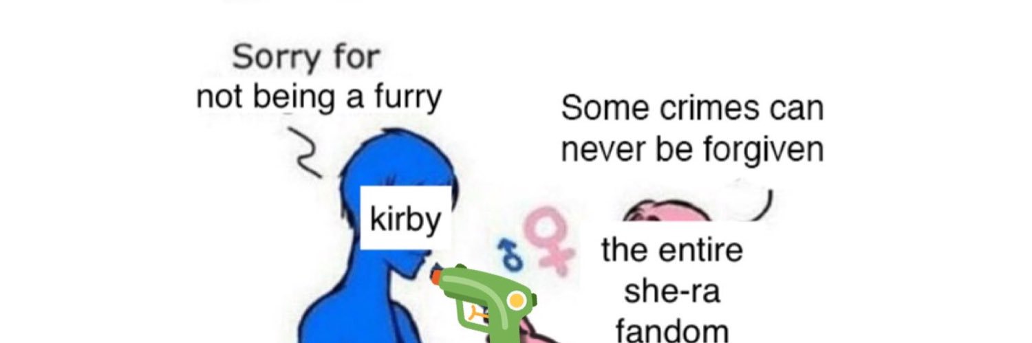 Kirby’s 🔞🤫🍑 banner