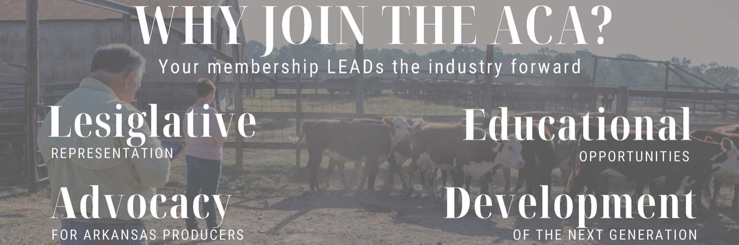 Arkansas Cattlemen's Association banner