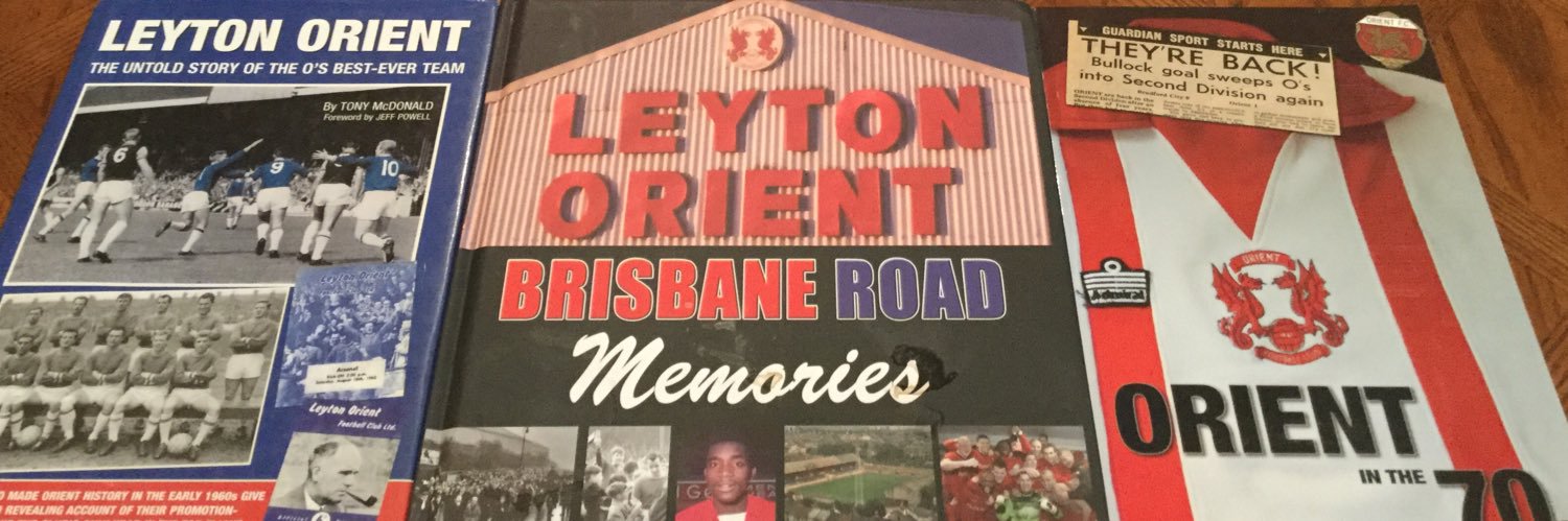 Leyton Orient (books) 🇪🇺 💙 banner