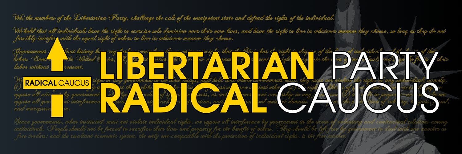 LP Radical Caucus banner
