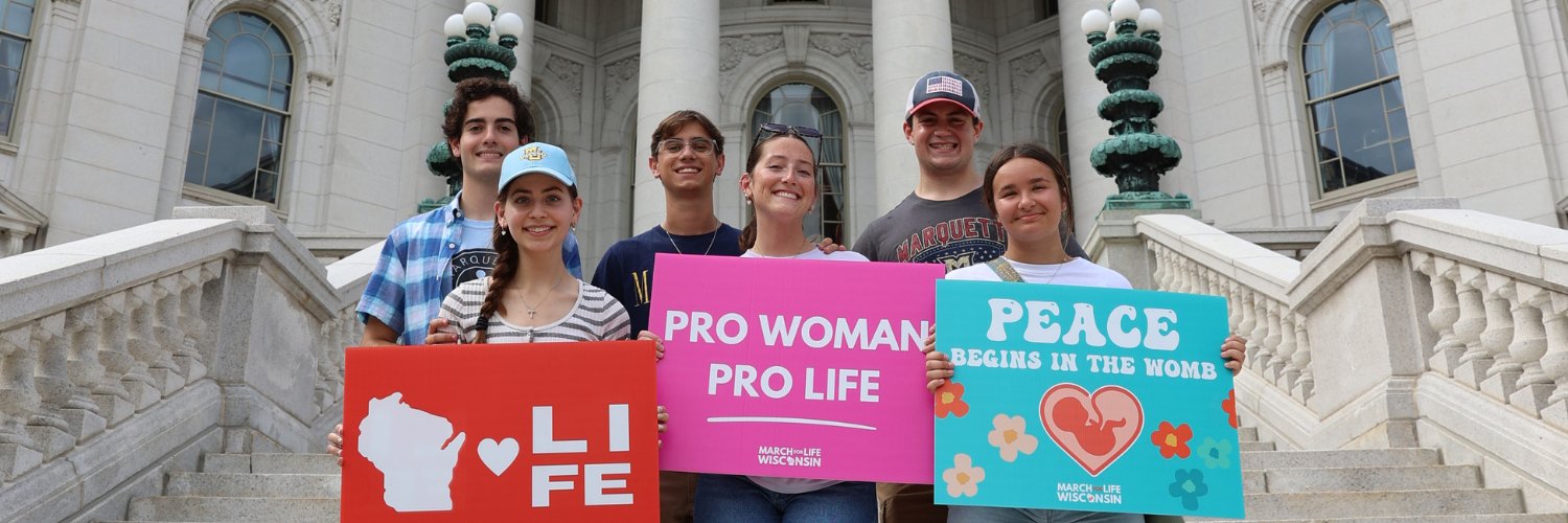 March for Life Wisconsin banner
