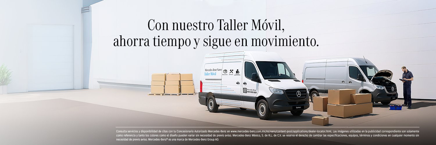 Mercedes-Benz Vanes México banner