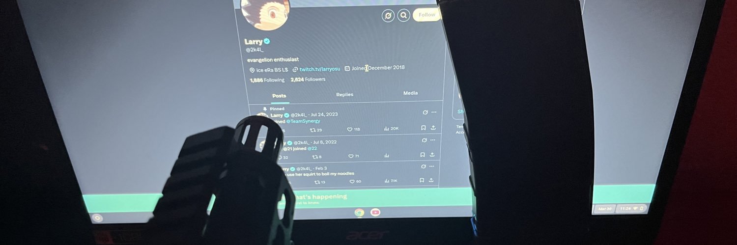 Larry's banner