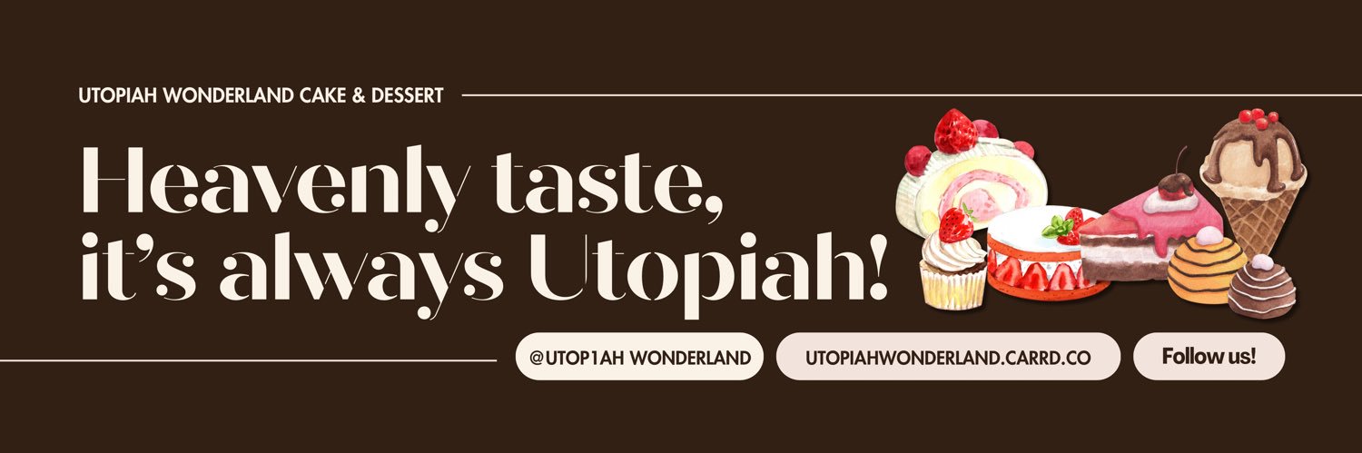 It’s #UTOPIAH 🍰 : ON! banner