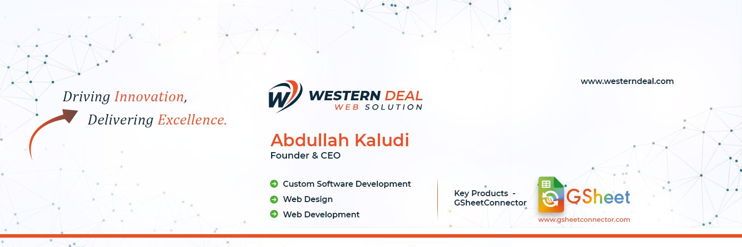 westerndeal's profile banner image