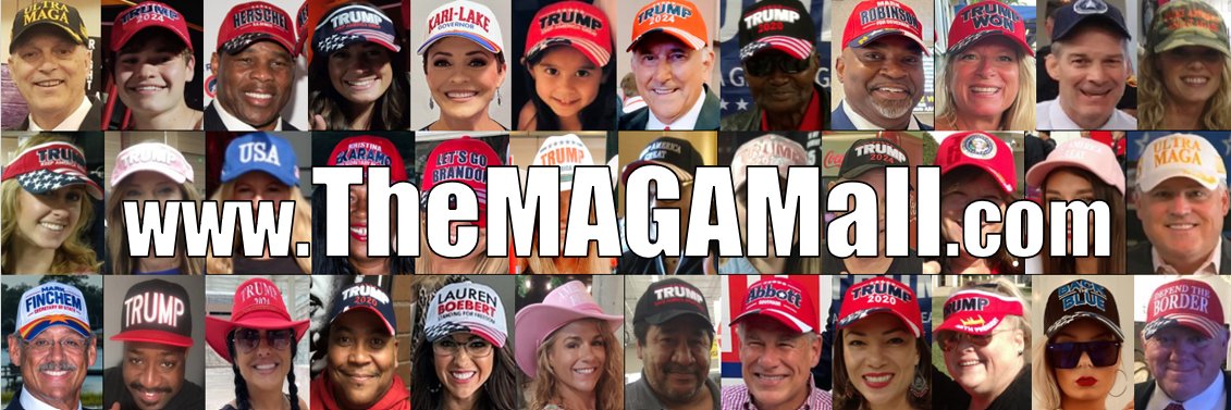 The MAGA Mall's banner