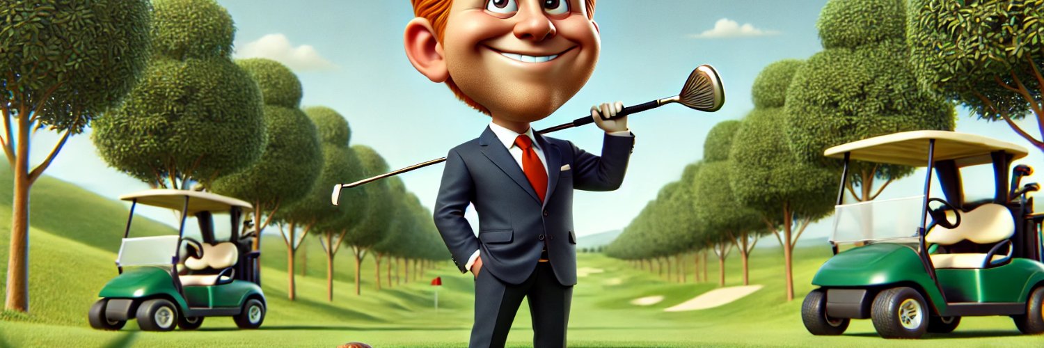 Golden Golf King banner