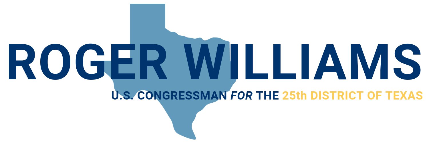 Rep. Roger Williams banner