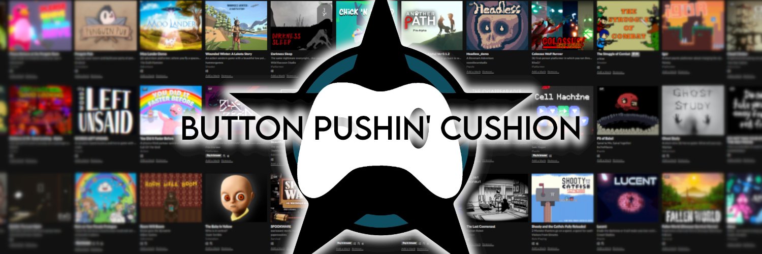 Button Pushin' Cushion banner